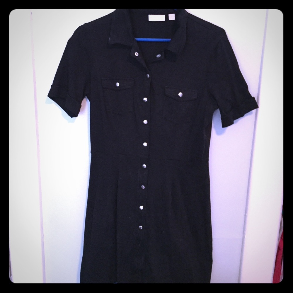 Short sleeved black dress - cute for the office!